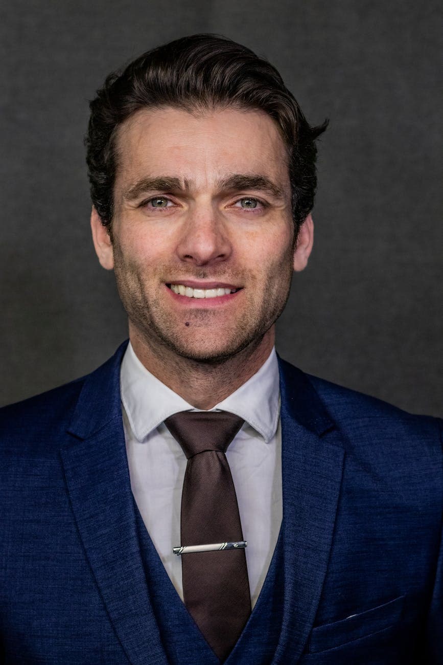 Portrait of a male attorney in a suit